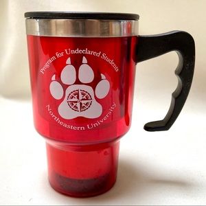 Northeastern University Travel Mug